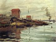 Claude Monet The Seine at Petit Gennevilliers oil on canvas